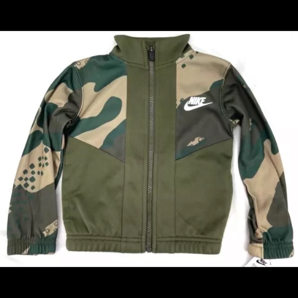 Cargo Camo Khaki Zip Jacket